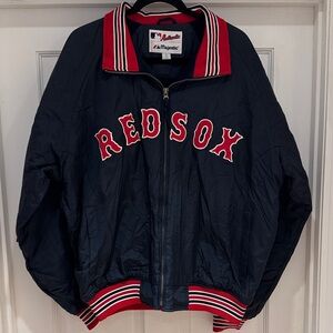 Majestic Navy and Red Varsity Jacket